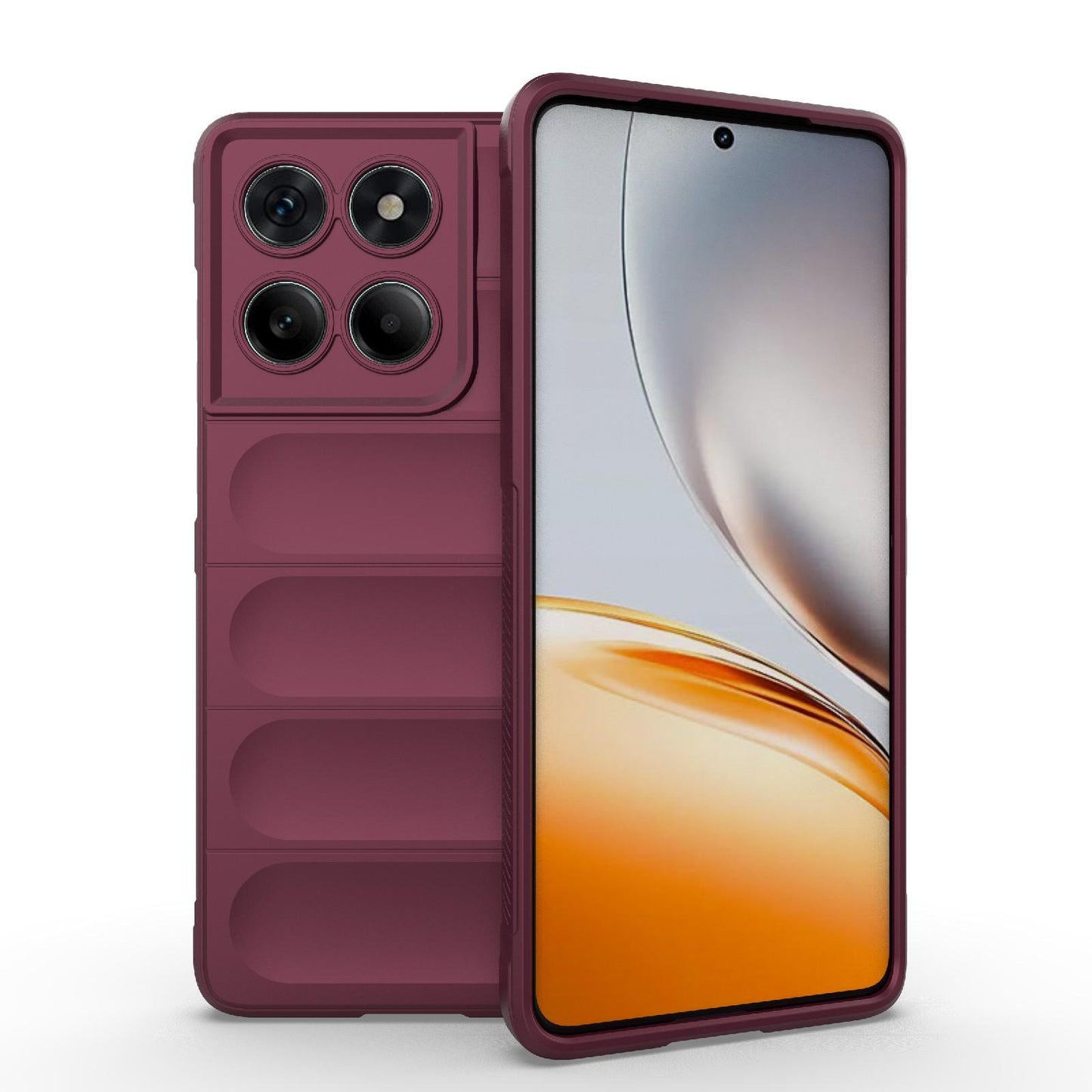 Motorola Edge 60 Fusion 5G Magic Shield TPU + Flannel Protective Phone Case Cover, Shockproof Scratch Resistant