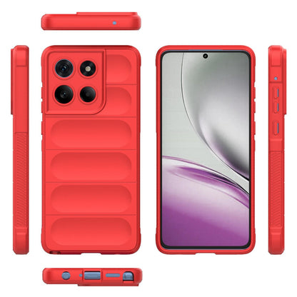 Motorola Edge 60 Stylus 5G Magic Shield TPU + Flannel Protective Phone Case Cover, Shockproof Scratch Resistant