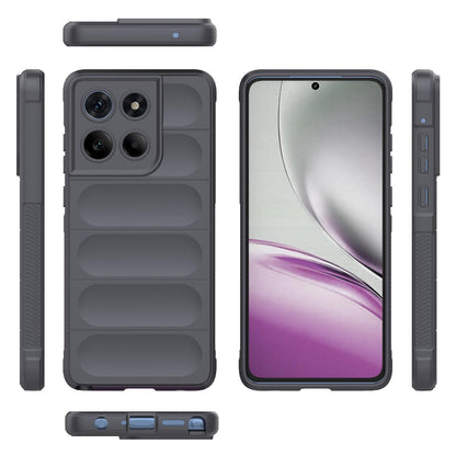 Motorola Edge 60 Stylus 5G Magic Shield TPU + Flannel Protective Phone Case Cover, Shockproof Scratch Resistant