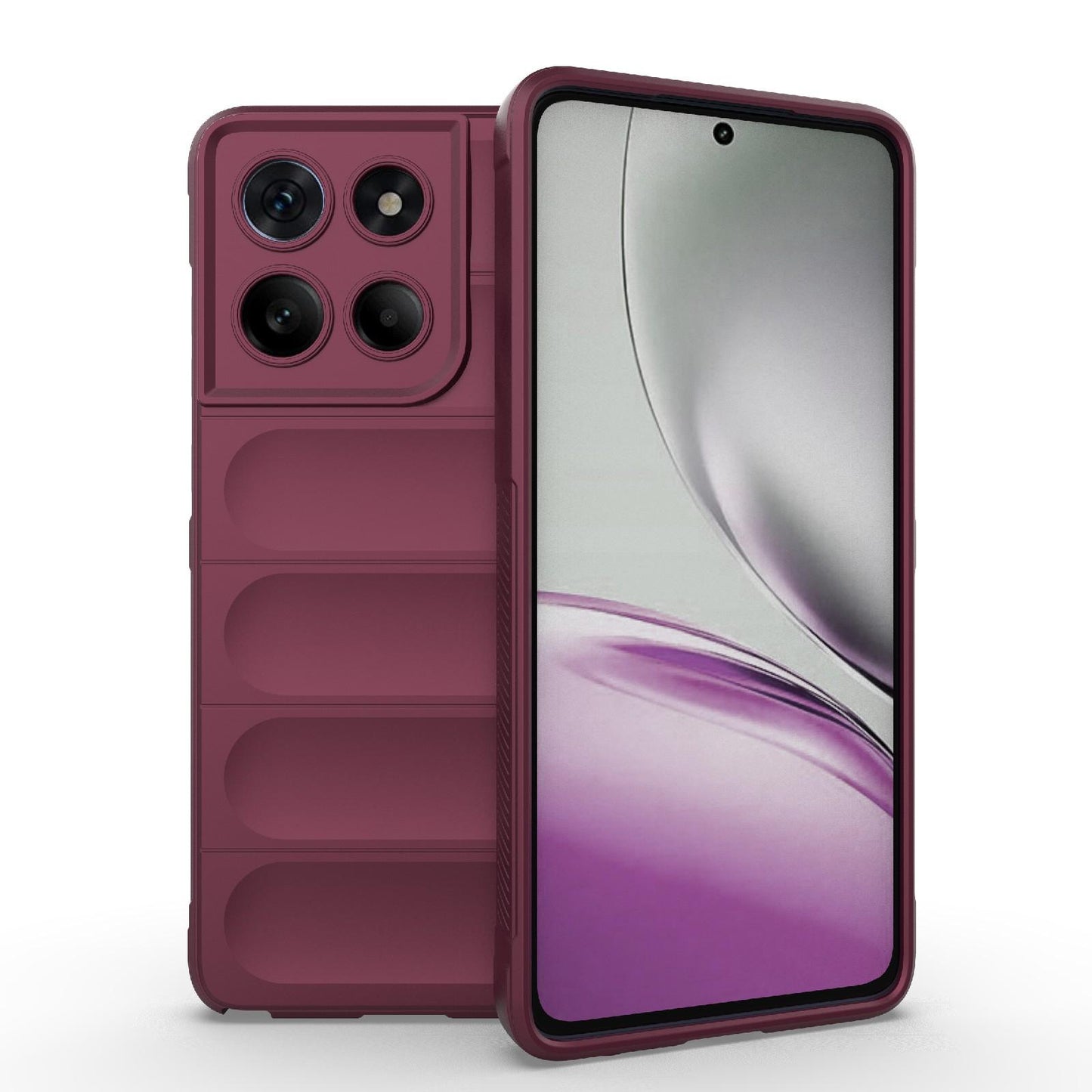 Motorola Edge 60 Stylus 5G Magic Shield TPU + Flannel Protective Phone Case Cover, Shockproof Scratch Resistant