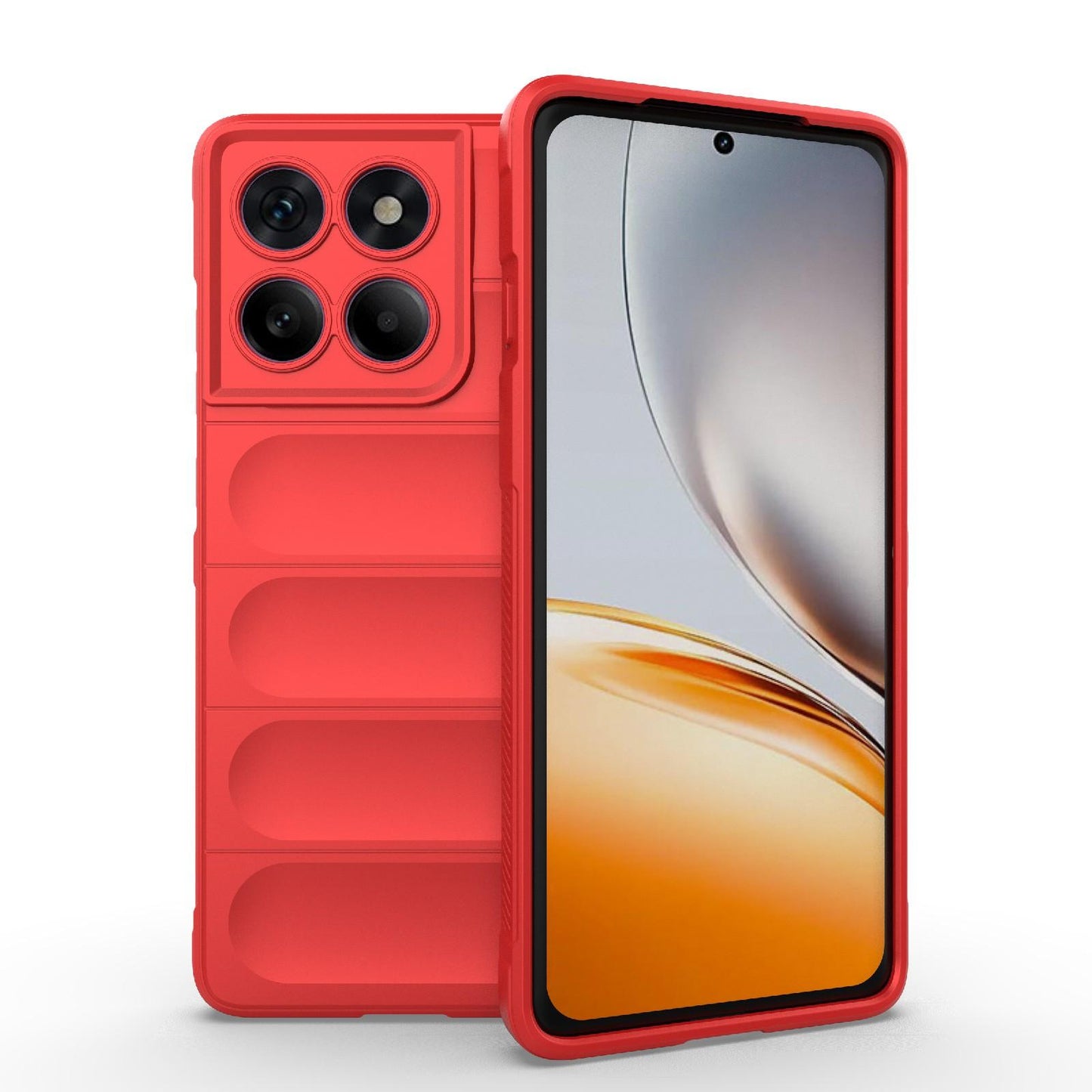 Motorola Edge 60 Pro 5G Magic Shield TPU + Flannel Protective Phone Case Cover, Shockproof Scratch Resistant