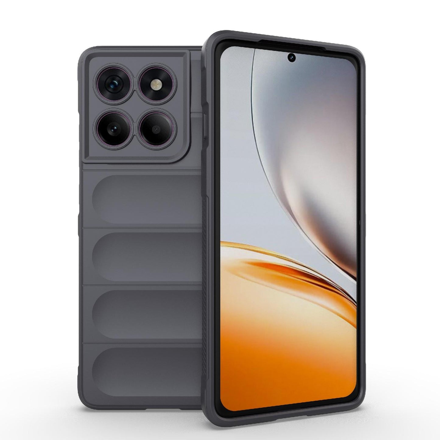 Motorola Edge 60 Pro 5G Magic Shield TPU + Flannel Protective Phone Case Cover, Shockproof Scratch Resistant