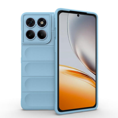 Motorola Edge 60 Pro 5G Magic Shield TPU + Flannel Protective Phone Case Cover, Shockproof Scratch Resistant