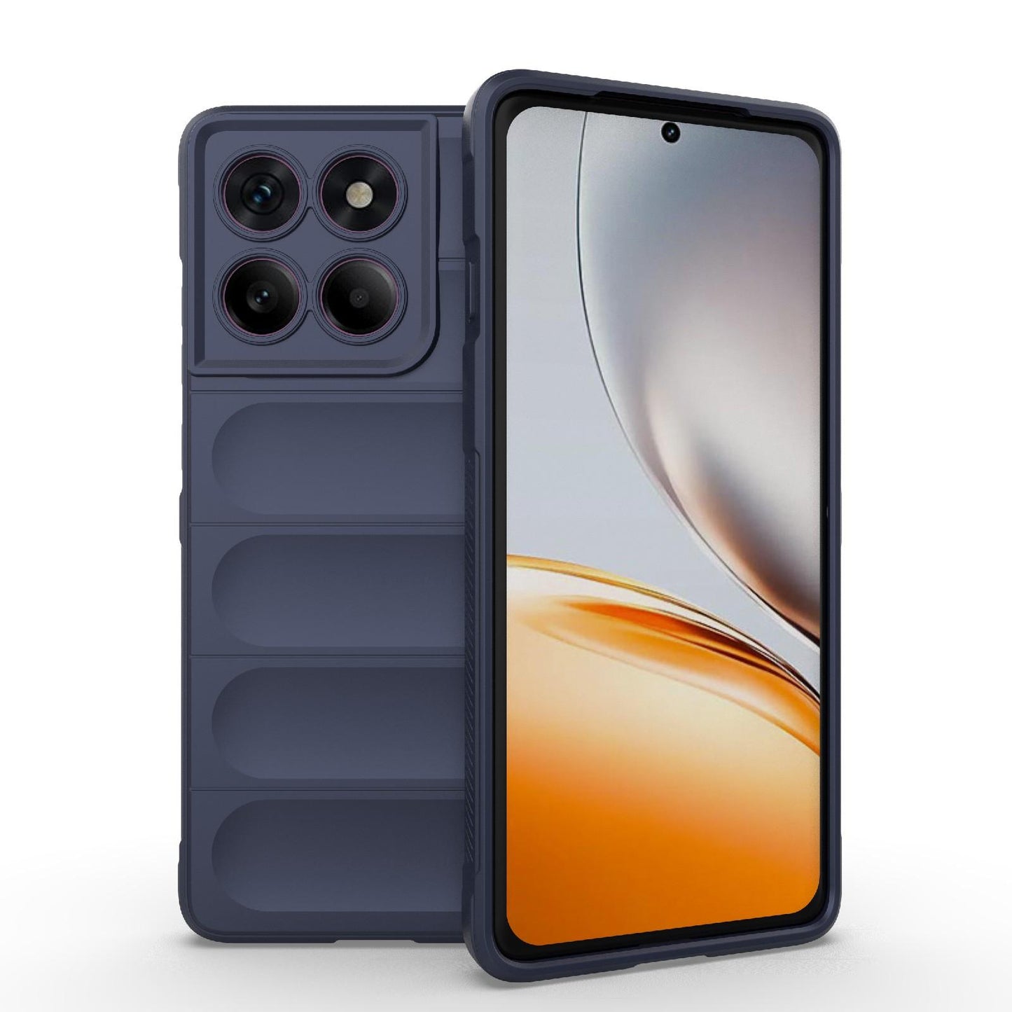 Motorola Edge 60 Pro 5G Magic Shield TPU + Flannel Protective Phone Case Cover, Shockproof Scratch Resistant