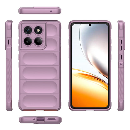 Motorola Edge 60 Pro 5G Magic Shield TPU + Flannel Protective Phone Case Cover, Shockproof Scratch Resistant
