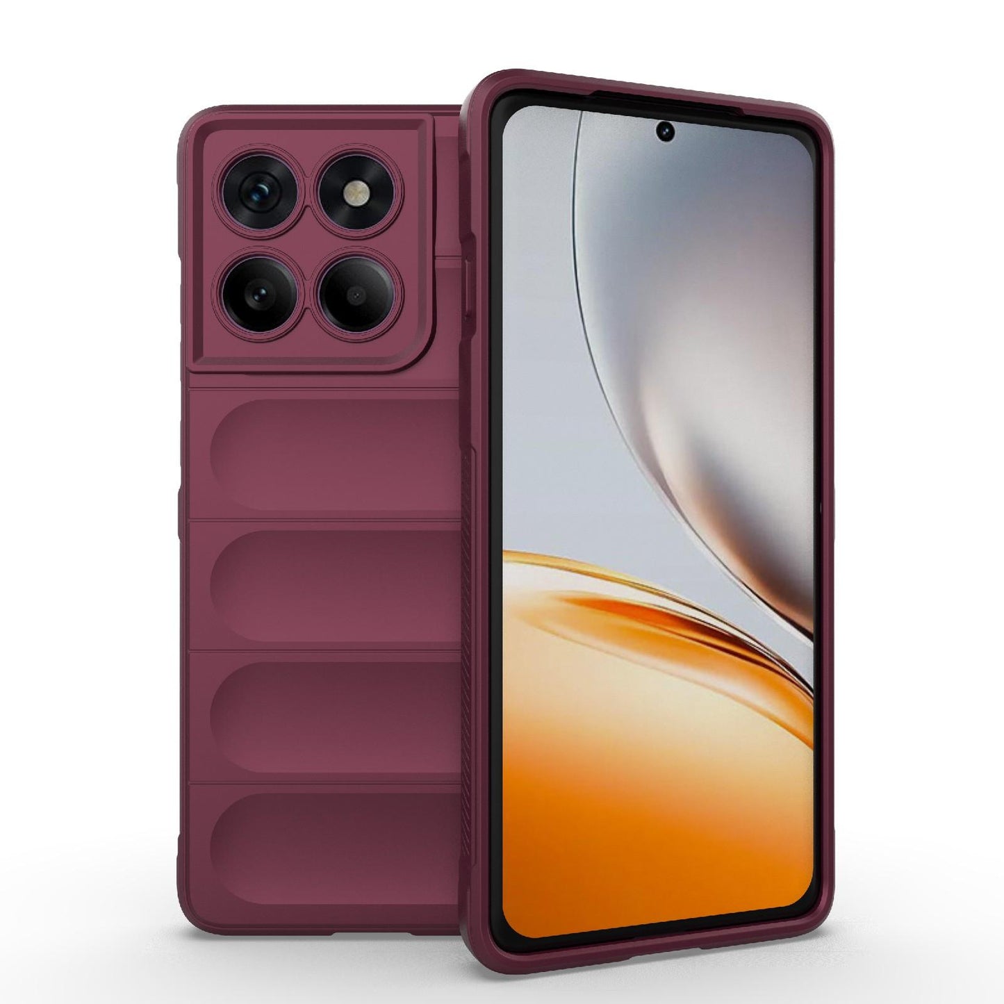 Motorola Edge 60 Pro 5G Magic Shield TPU + Flannel Protective Phone Case Cover, Shockproof Scratch Resistant