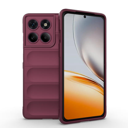 Motorola Edge 60 Pro 5G Magic Shield TPU + Flannel Protective Phone Case Cover, Shockproof Scratch Resistant