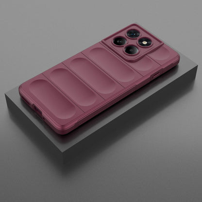 Motorola Edge 60 Pro 5G Magic Shield TPU + Flannel Protective Phone Case Cover, Shockproof Scratch Resistant
