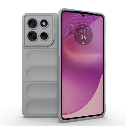 Motorola Moto G86 5G Magic Shield TPU + Flannel Protective Phone Case Cover, Shockproof Scratch Resistant