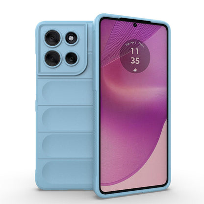Motorola Moto G86 5G Magic Shield TPU + Flannel Protective Phone Case Cover, Shockproof Scratch Resistant