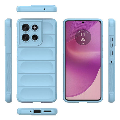 Motorola Moto G86 5G Magic Shield TPU + Flannel Protective Phone Case Cover, Shockproof Scratch Resistant