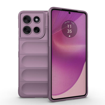 Motorola Moto G86 5G Magic Shield TPU + Flannel Protective Phone Case Cover, Shockproof Scratch Resistant