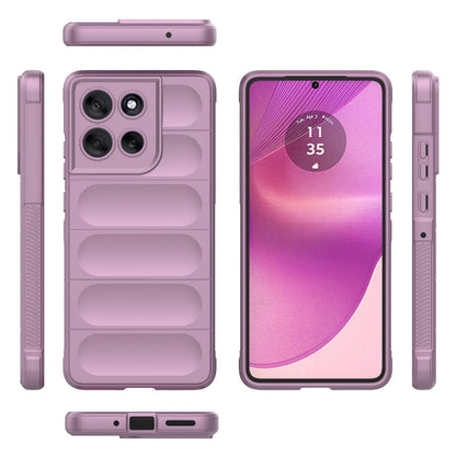 Motorola Moto G86 5G Magic Shield TPU + Flannel Protective Phone Case Cover, Shockproof Scratch Resistant