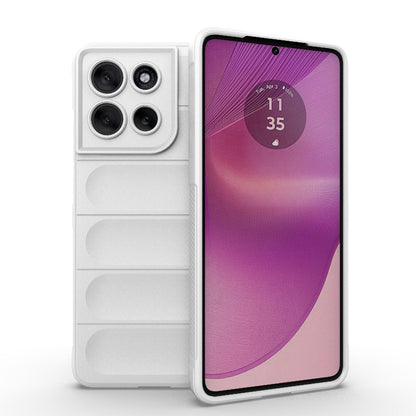 Motorola Moto G86 5G Magic Shield TPU + Flannel Protective Phone Case Cover, Shockproof Scratch Resistant