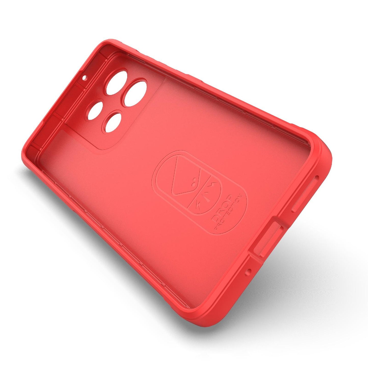 Motorola Moto G86 Power Magic Shield TPU + Flannel Protective Phone Case Cover, Shockproof Scratch Resistant