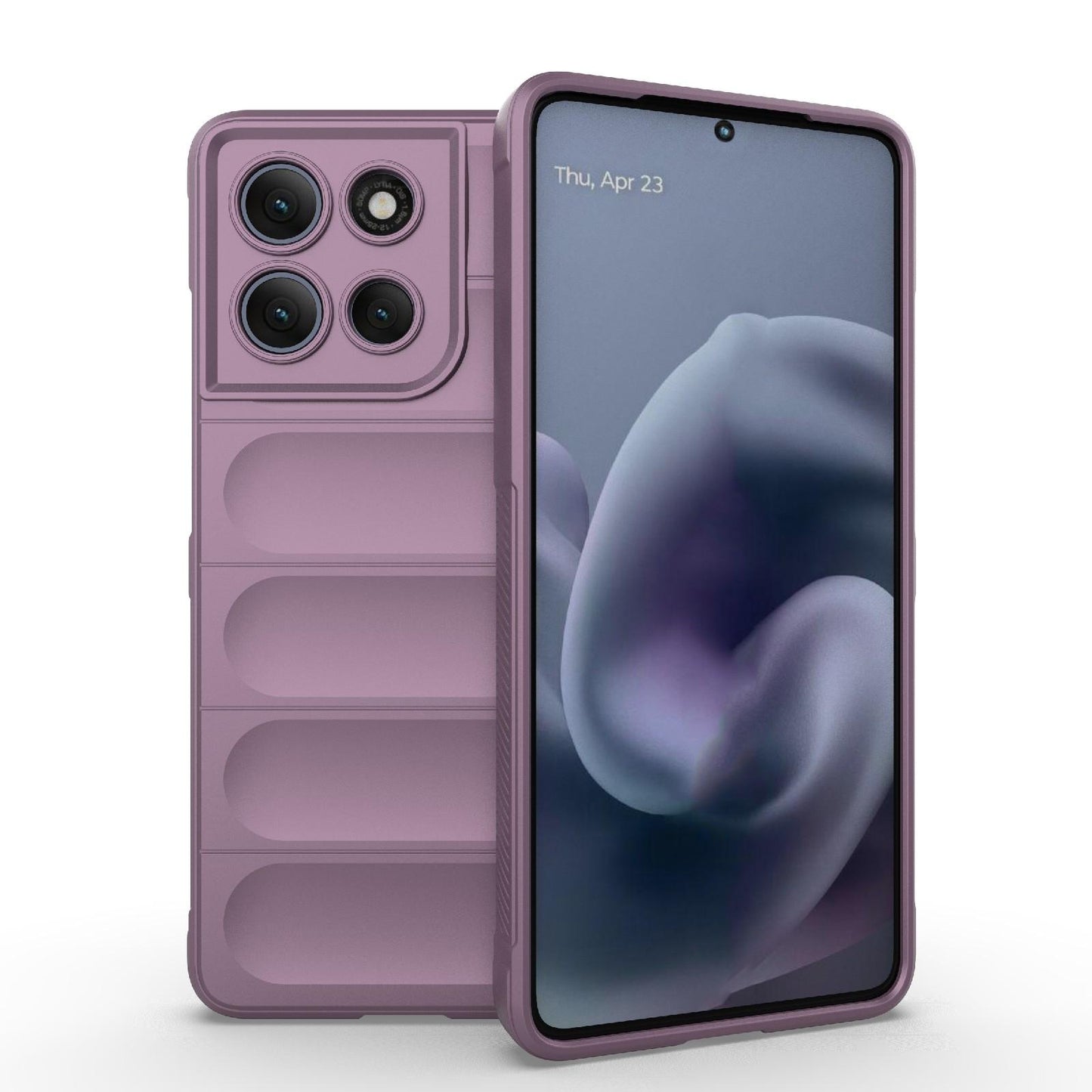 Motorola Moto G86 Power Magic Shield TPU + Flannel Protective Phone Case Cover, Shockproof Scratch Resistant