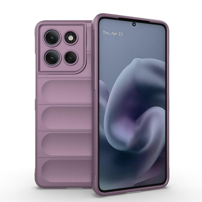 Motorola Moto G86 Power Magic Shield TPU + Flannel Protective Phone Case Cover, Shockproof Scratch Resistant