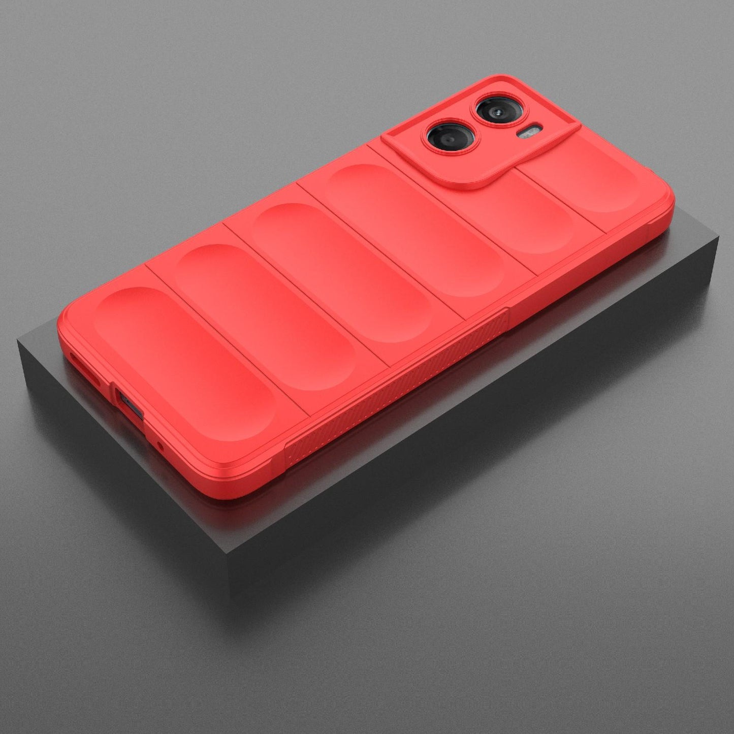 Motorola Moto G06 4G Magic Shield TPU + Flannel Protective Phone Case Cover, Shockproof Scratch Resistant