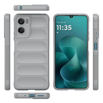 Motorola Moto G06 4G Magic Shield TPU + Flannel Protective Phone Case Cover, Shockproof Scratch Resistant