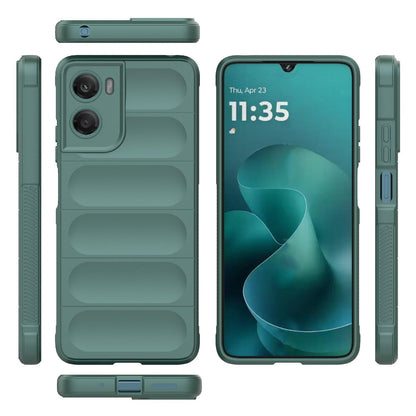 Motorola Moto G06 4G Magic Shield TPU + Flannel Protective Phone Case Cover, Shockproof Scratch Resistant