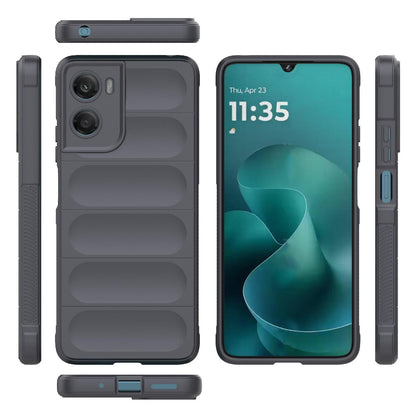Motorola Moto G06 4G Magic Shield TPU + Flannel Protective Phone Case Cover, Shockproof Scratch Resistant