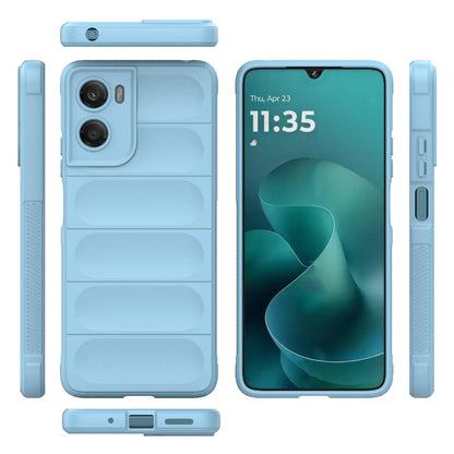 Motorola Moto G06 4G Magic Shield TPU + Flannel Protective Phone Case Cover, Shockproof Scratch Resistant