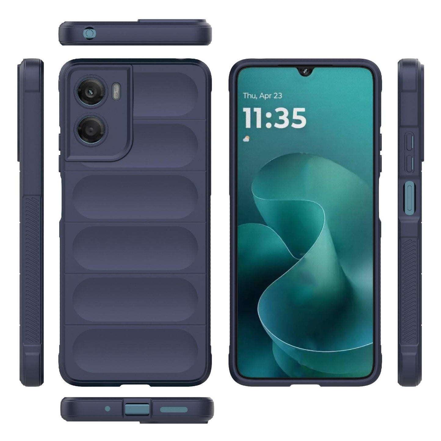 Motorola Moto G06 4G Magic Shield TPU + Flannel Protective Phone Case Cover, Shockproof Scratch Resistant