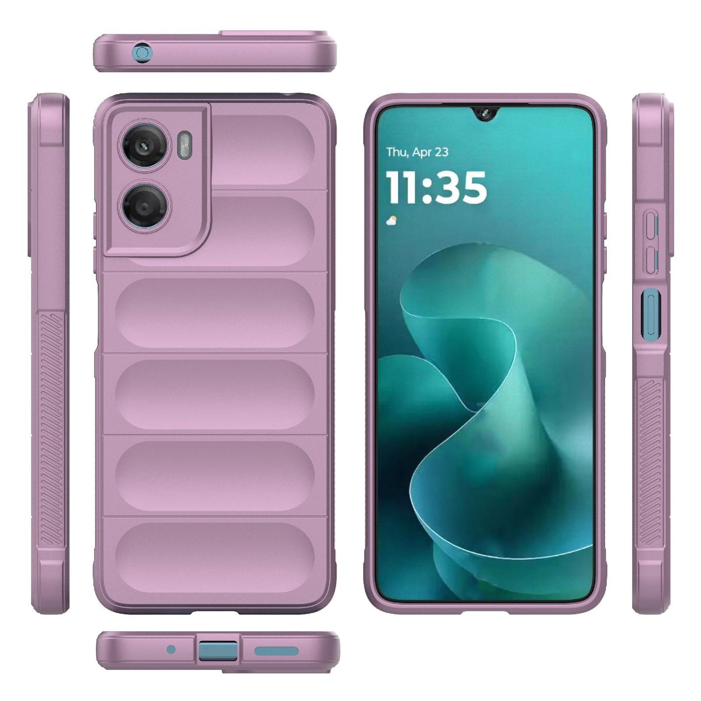 Motorola Moto G06 4G Magic Shield TPU + Flannel Protective Phone Case Cover, Shockproof Scratch Resistant