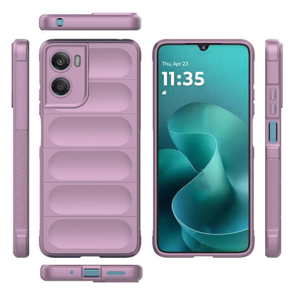 Motorola Moto G06 4G Magic Shield TPU + Flannel Protective Phone Case Cover, Shockproof Scratch Resistant