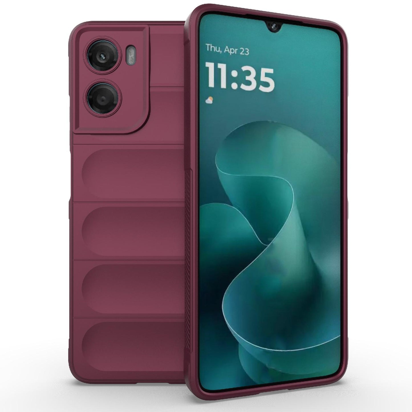 Motorola Moto G06 4G Magic Shield TPU + Flannel Protective Phone Case Cover, Shockproof Scratch Resistant