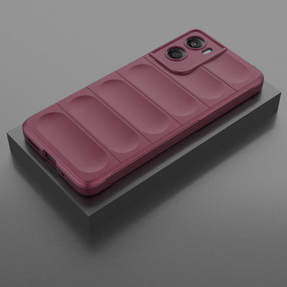 Motorola Moto G06 4G Magic Shield TPU + Flannel Protective Phone Case Cover, Shockproof Scratch Resistant