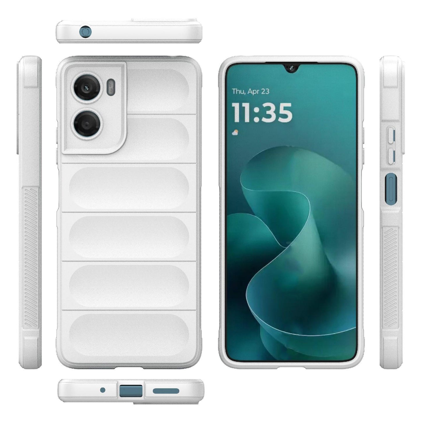 Motorola Moto G06 4G Magic Shield TPU + Flannel Protective Phone Case Cover, Shockproof Scratch Resistant