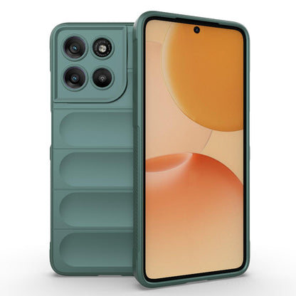 Motorola Moto G67 Power 5G Magic Shield TPU + Flannel Protective Phone Case Cover, Shockproof Scratch Resistant