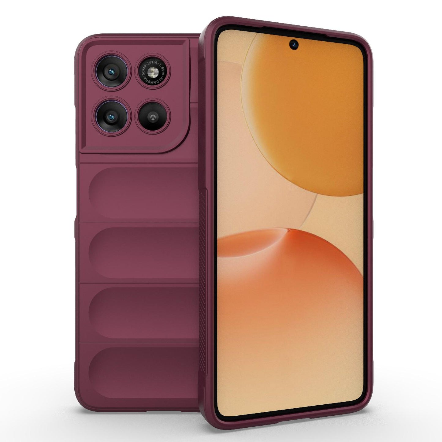 Motorola Moto G67 Power 5G Magic Shield TPU + Flannel Protective Phone Case Cover, Shockproof Scratch Resistant