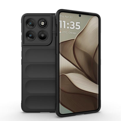 Motorola Edge 70 5G Magic Shield TPU + Flannel Protective Phone Case Cover, Shockproof Scratch Resistant