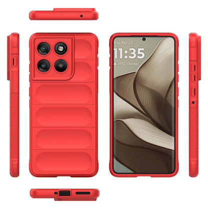 Motorola Edge 70 5G Magic Shield TPU + Flannel Protective Phone Case Cover, Shockproof Scratch Resistant