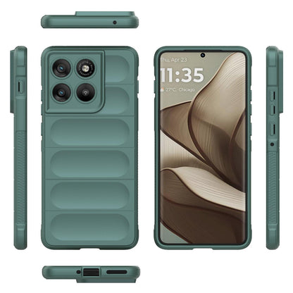 Motorola Edge 70 5G Magic Shield TPU + Flannel Protective Phone Case Cover, Shockproof Scratch Resistant