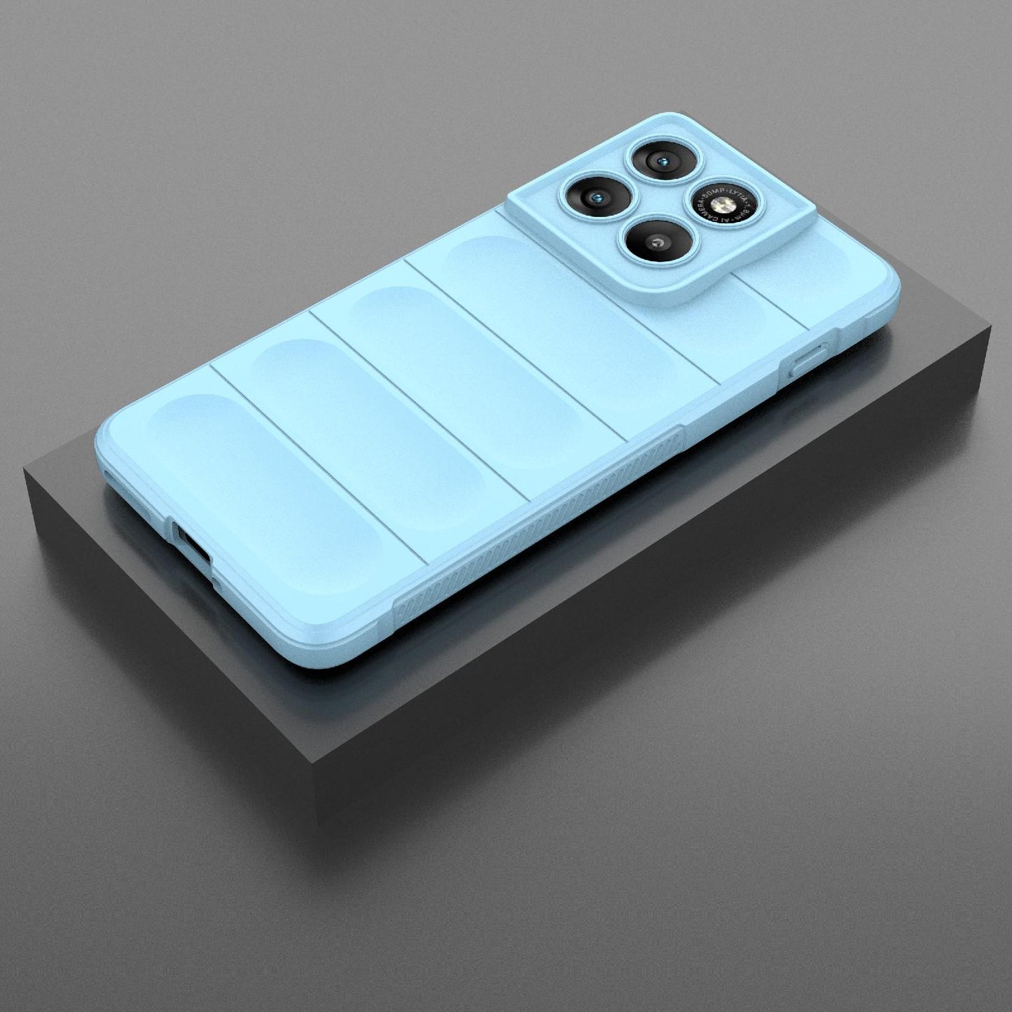 Motorola Edge 70 5G Magic Shield TPU + Flannel Protective Phone Case Cover, Shockproof Scratch Resistant