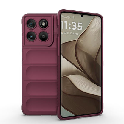 Motorola Edge 70 5G Magic Shield TPU + Flannel Protective Phone Case Cover, Shockproof Scratch Resistant