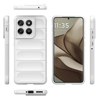 Motorola Edge 70 5G Magic Shield TPU + Flannel Protective Phone Case Cover, Shockproof Scratch Resistant