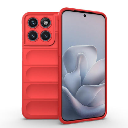Motorola Edge 70 Fusion 5G Magic Shield TPU + Flannel Protective Phone Case Cover, Shockproof Scratch Resistant