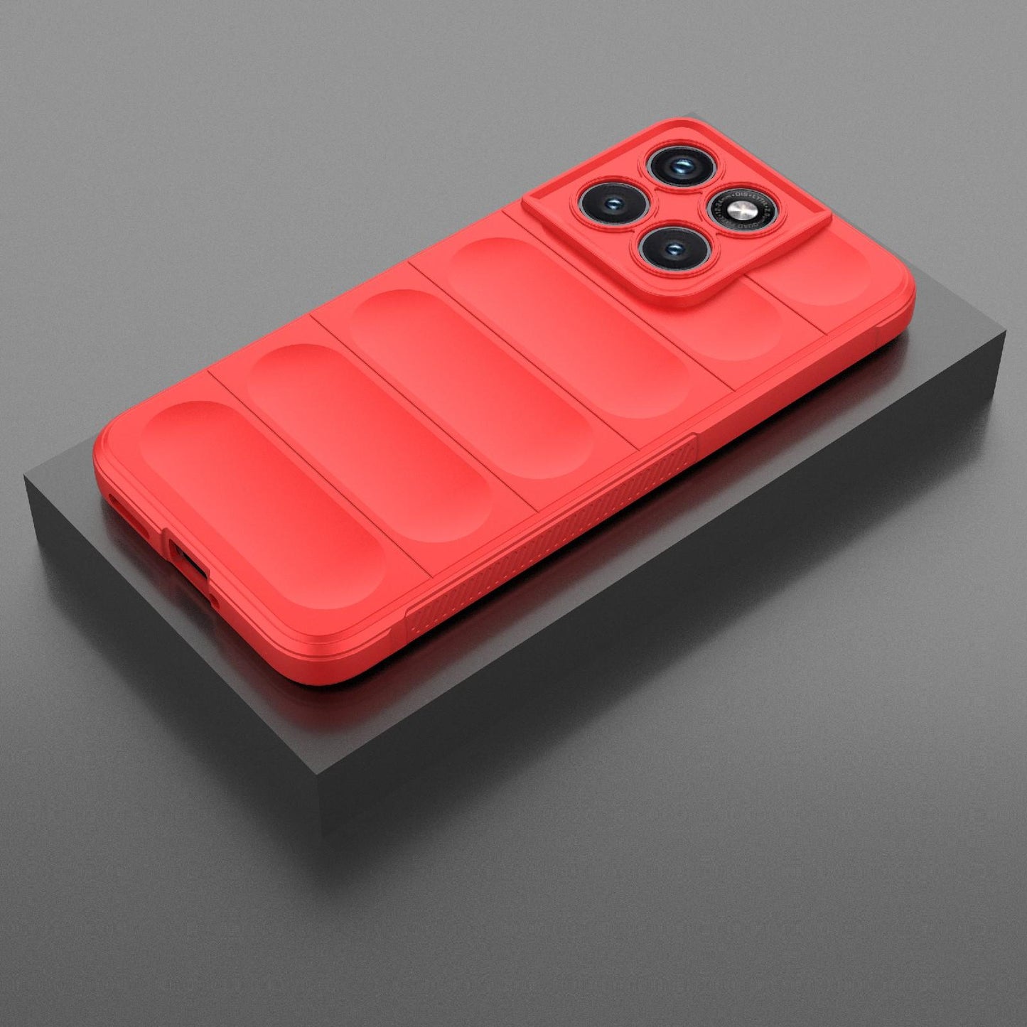 Motorola Edge 70 Fusion 5G Magic Shield TPU + Flannel Protective Phone Case Cover, Shockproof Scratch Resistant