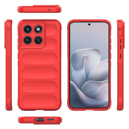 Motorola Edge 70 Fusion 5G Magic Shield TPU + Flannel Protective Phone Case Cover, Shockproof Scratch Resistant