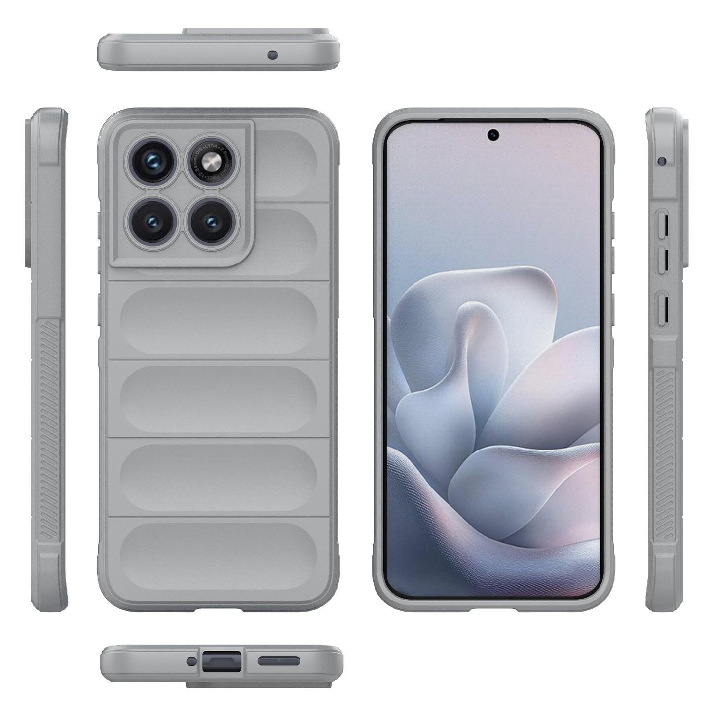Motorola Edge 70 Fusion 5G Magic Shield TPU + Flannel Protective Phone Case Cover, Shockproof Scratch Resistant