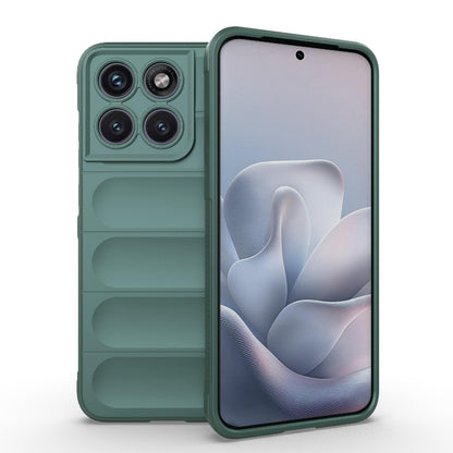 Motorola Edge 70 Fusion 5G Magic Shield TPU + Flannel Protective Phone Case Cover, Shockproof Scratch Resistant