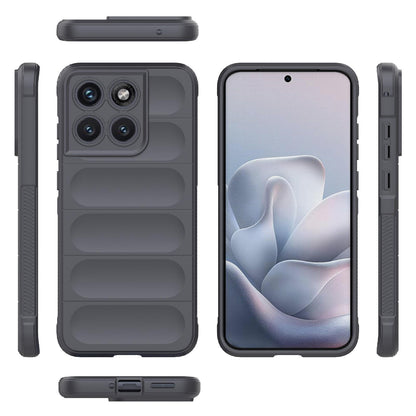 Motorola Edge 70 Fusion 5G Magic Shield TPU + Flannel Protective Phone Case Cover, Shockproof Scratch Resistant