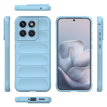 Motorola Edge 70 Fusion 5G Magic Shield TPU + Flannel Protective Phone Case Cover, Shockproof Scratch Resistant