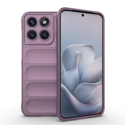 Motorola Edge 70 Fusion 5G Magic Shield TPU + Flannel Protective Phone Case Cover, Shockproof Scratch Resistant