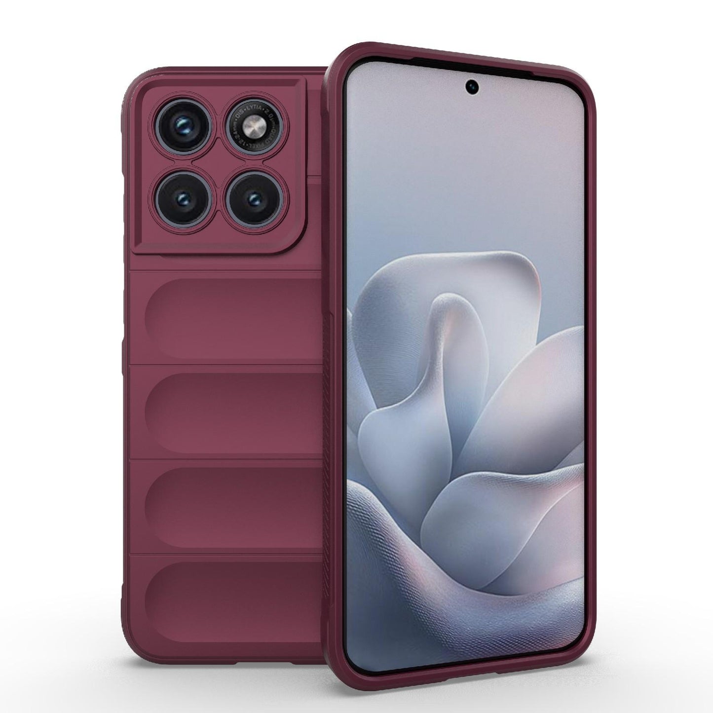 Motorola Edge 70 Fusion 5G Magic Shield TPU + Flannel Protective Phone Case Cover, Shockproof Scratch Resistant
