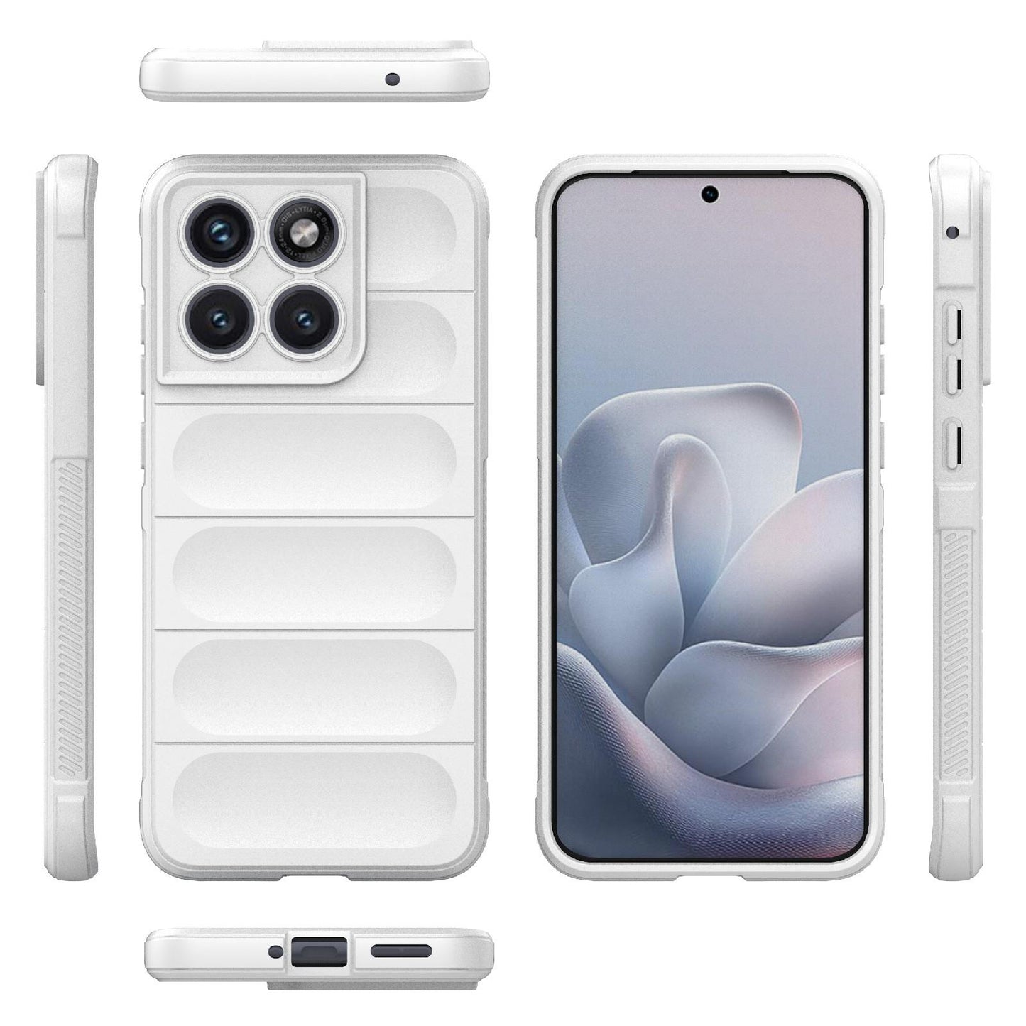Motorola Edge 70 Fusion 5G Magic Shield TPU + Flannel Protective Phone Case Cover, Shockproof Scratch Resistant